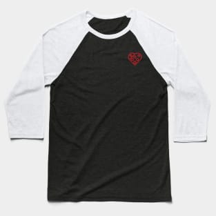 Build a Heart - Red Baseball T-Shirt